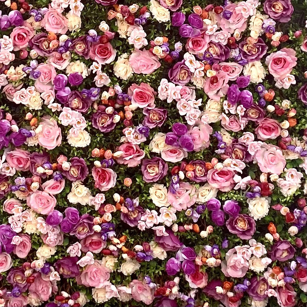 Chloe flower wall close up Chloe Flower Wall Close Up