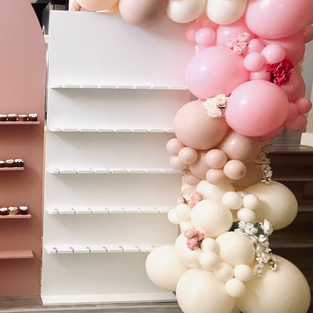 Champagne/Cotton Candy Wall